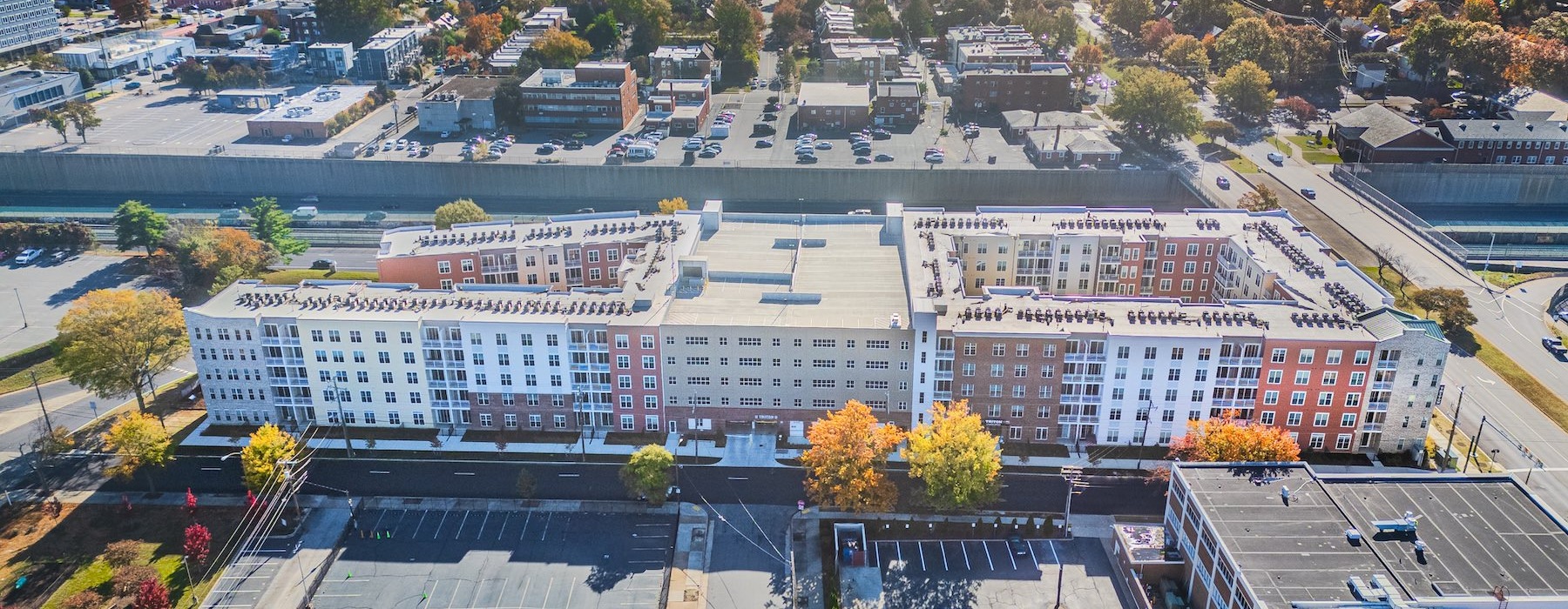 a city with many buildings